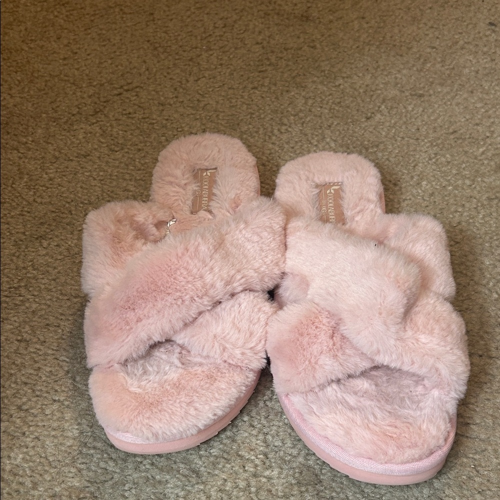 Koolaburra Soft Pink Plush Slippers